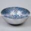 decorative silver fruit bowl enamel