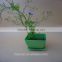 2015 Eco-friendly biodegradable bamboo fiber square flowerpot