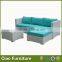 round wicker colonial style rattan sofa sets