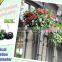 vertical supports for plants Plastic hanging flower pot ball vertical garden pots