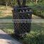 Arlau Steel Iron outdoor waste bin