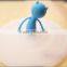 Good Sealability Silicone coffee Cup Cover with Little evil Sleeve