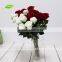 GNW FL-RS70-8CM High Similation Cheap Silk Single Red Rose Flower for Home Decoration