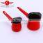 Hot selling red enamel ceramic coffee jug coffee pot with long handle