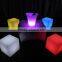 2016 new invention 3d color changing rechargable led cube