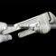 Adjustable Carbon Steel Pipe Wrench Heavy Duty Aluminum handle straight Pipe Wrench