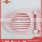 pink mini plastic egg slicer with steel wire