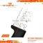 A3395-b Special Design Air-flow Dots Stamped 5pcs Stainless Steel Knife Set