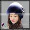 CX-C-246A High Quality Hot New Design Ladies Rex Rabbit Fur Hat