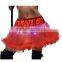 Women's LED Light Up Skirt Tutu Rave Party Costumes TUTU Petticoat Crinoline Mini Dress