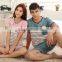 2015 wholesale new style top quality couple pajamas set