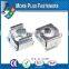 Made in Taiwan Brass Stainless Steel Zinc Plated Cage Nut