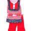 0-12 Years Wholesale Children's Boutique Clothes 4th of July Kids Clothes