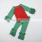 Fall Baby Ruffled Raglan Leggings Clothes Set Christmas Pants Outfit For Unisex
