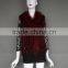 Lady's Short Sexy Rabbit Fur Knitted Vest And Europe Popular Slim Fur Vest