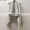 YR1026 Super Quality Real Rabbit Hand knitted Waterfall Vest Cropped Fur Waistcoat