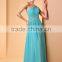 A-line One Shoulder Sweep / Brush Train Tulle prom PARTY dress evening dress P003