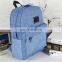 Light Blue Unisex School Fashion Denim Backpack