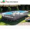 New Design Bracket frame PVC swimming pool, metal frame pool, intex swimming pool for sale