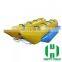 Red used pontoon boat fishing/Banana boat agua inflable