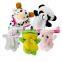 10 Pcs/Lot Cartoon Animal Finger Puppet,Cute Finger Toy/Doll Baby Plush Toys Animal Doll For Children Gift