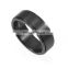 Wedding men ring black titanium stainless steel custom 2017