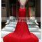 Red/Pink Elegant Ladies Long Evening Dress