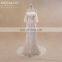 Short sleeve lace colored bohemian mermaid wedding dress