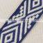 Fashionable jacquard ethnic ribbon trim for garment