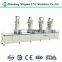 drilling holes on curtain wall profile aluminum profile drilling machine