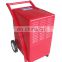 Industrial portable dry air hand push bautrockner dehumidifiers with 55 Liters.