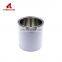 Round tin can metal cylinder container tinplate round barrel