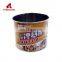 Factory Supplier round paint glue container packaging tin can oil