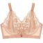 Bra new product lace thin section no steel ring large size bra big breasts show chubby mm bra beautiful back underwear