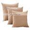 Home decor Custom plain  linen cushion case cover for Sofa