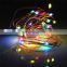2m Small CR2032 Battery Operated LED Christmas Copper Wire Fairy String Light Wire Garland Twinkle Decorations