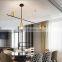 Elegant Design pendant light gold metal luxury led modern chandelier