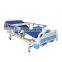 Hospital furniture 3 functions 2 cranks cheap electric folding hospital bed