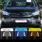 Carest 2PCS Car LED Daytime Running Lights for Toyota Vios 2021 DRL and Streamer Turn Signal fog lamp cover