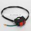 Factory universal two wires control 3 wires switch start and stop on-off motorcycle handlebar switch