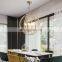2021 Modern Nordic Golden Pendant Lamp Hanging European Style Candle Chandelier