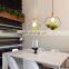 Creative Aluminum Single Head Pendant Light Wrought Iron Plant Chandelier