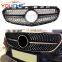ABS front bumper grille mesh hood for Mercedes Benz E class W212 facelift 2014 2015 2016 diamond style grille