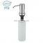 Bottle Soap Shampoo Dispenser Liquid Hand Soap Bottle Dispenser Longan Hotel Bathroom Round Press Type Plastic Stainless Steel