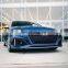 Runde New RS5 Body Kit для Audi 2021 A5 S5. Апгрейд до RS5: передний бампер, задний бампер, задний спойлер, задний ободок в ярко-черном цвете