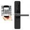 Hotel and School Door Lock System Wooden Keyless Digital Wifi Electronic QR Code Smart Door Lock