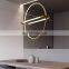 HUAYI Cheap Price Black Gold 23watt 29watt Nordic Indoor Home Hotel LED Chandelier Pendant Light