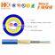 OEM 24/36/48 core singlemode g652d g657a industrial multi strand spiral steel indoor armored cable