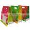 Heat seal flat bottom packing pouch mylar food custom printed sandwich bag transparent plastic packaging with hanging hole
