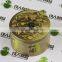 Small empty silver printing tin sugar case chocalate tea tin metal box